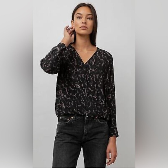 Rails Tops - Rails - Hillary Diffused Cheetah Blouse